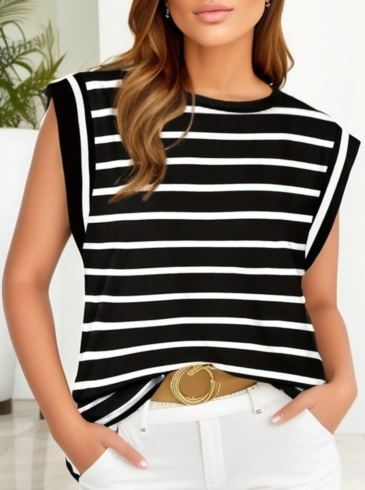 Damen-T-Shirt Theodore mit Streifen