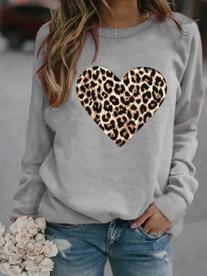 ModeGeist | Damen Rundhals Pullover mit Tiermotiven