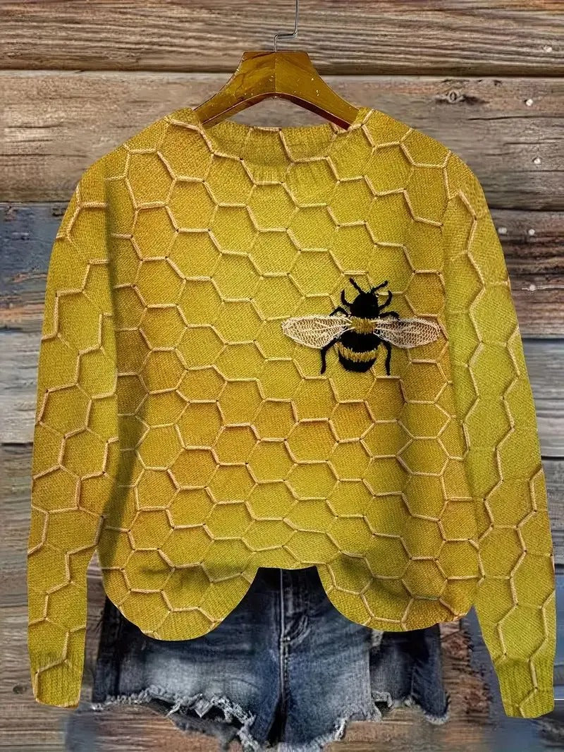 ModeGeist | Bedruckter Pullover für Damen
