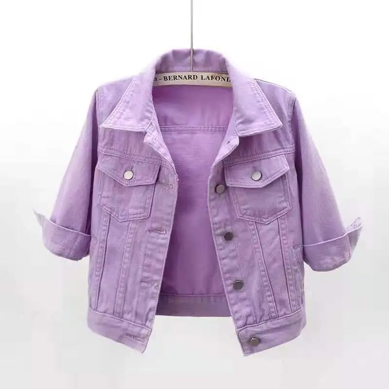 ModeGeist | Damen Jeansjacke mit Klassischer Passform