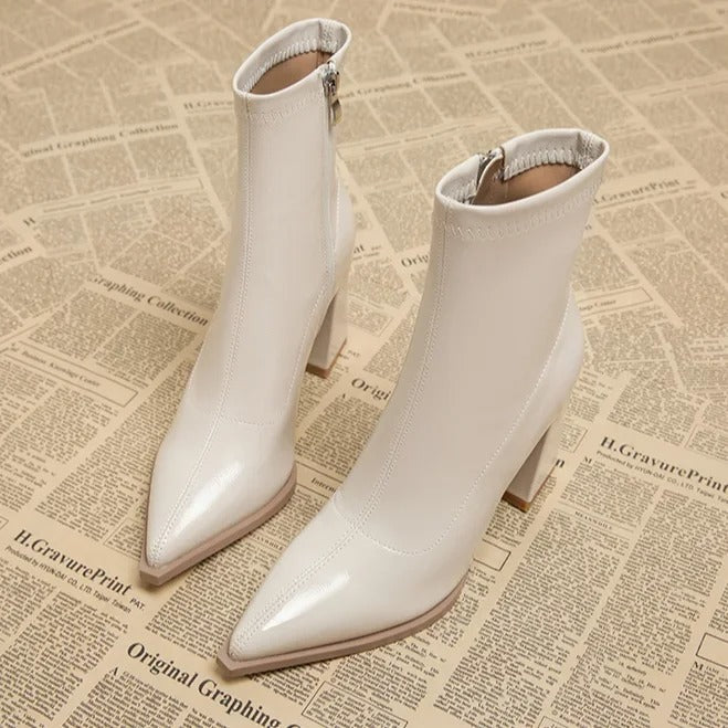 ModeGeist | Winter Plus Samt Spitzenstiefel