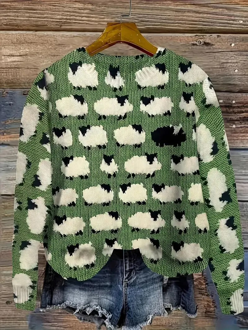 ModeGeist | Bedruckter Pullover für Damen