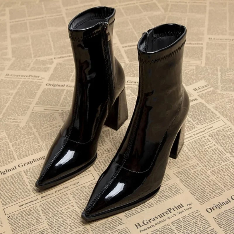 ModeGeist | Winter Plus Samt Spitzenstiefel
