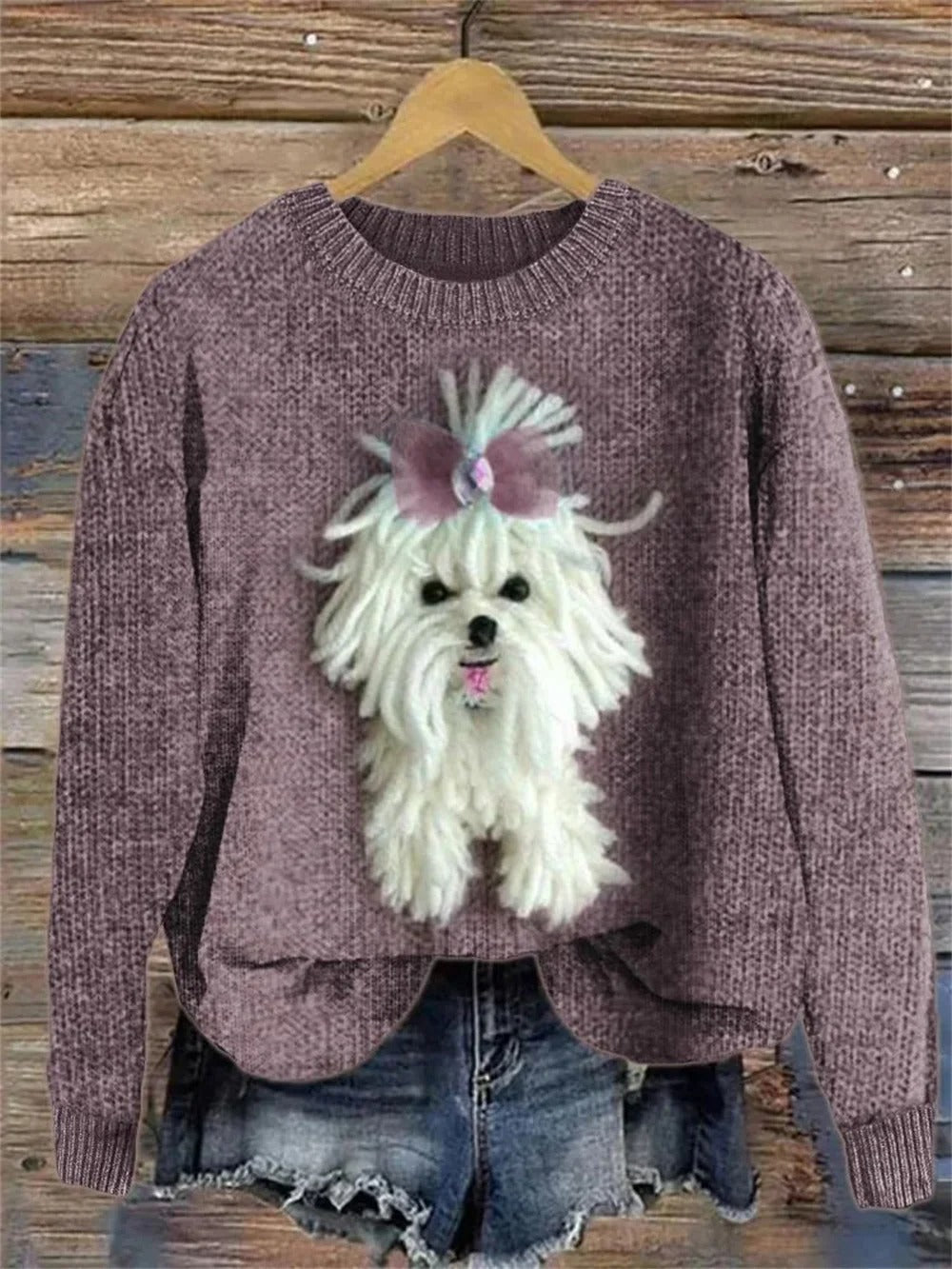 ModeGeist | Bedruckter Pullover für Frauen