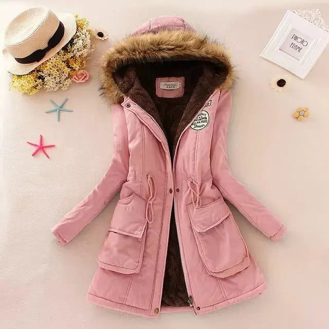 ModeGeist | Kapuzenjacke Aus Gepolstertem Baumwollstoff