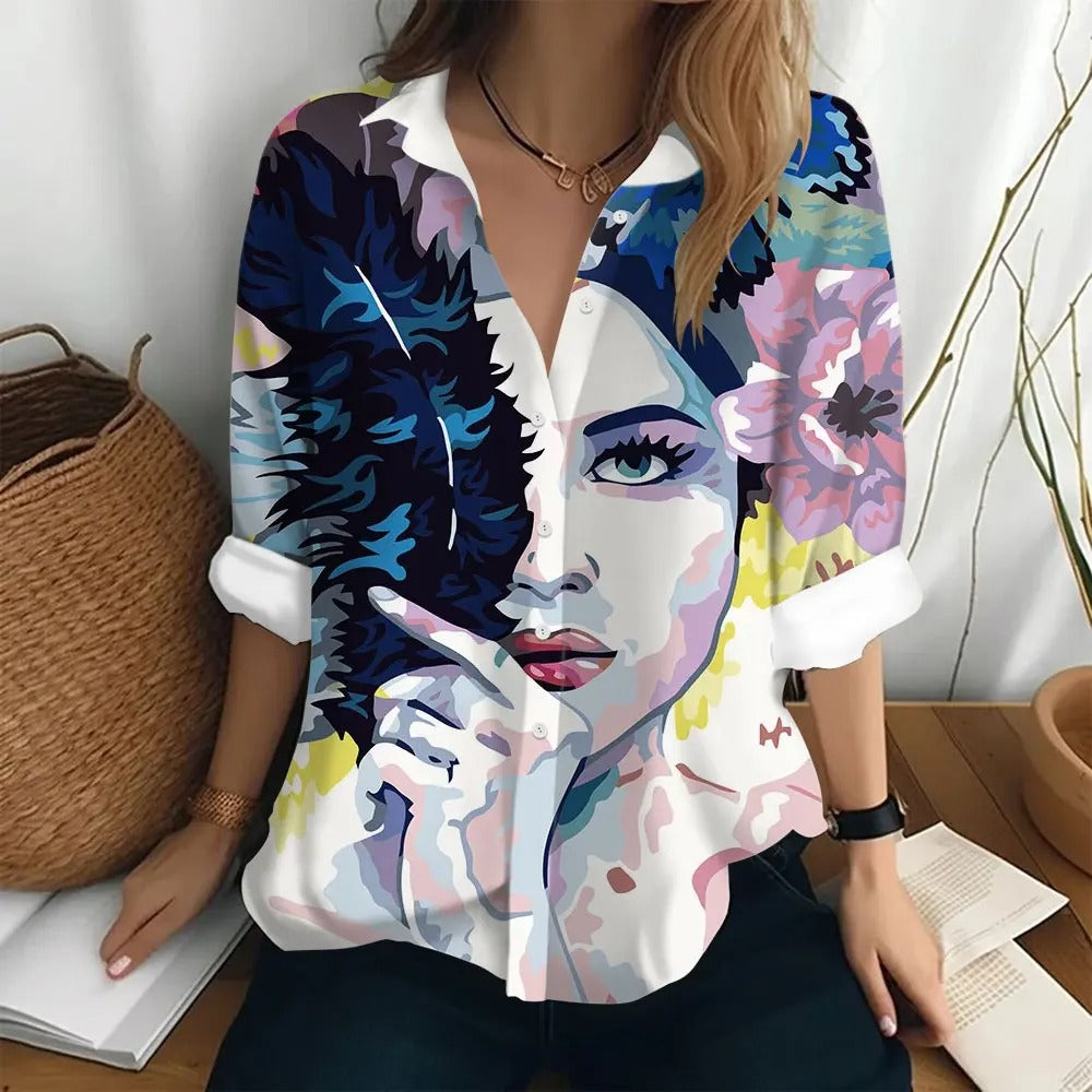 Damen-Langarmshirt aus Rosmarin