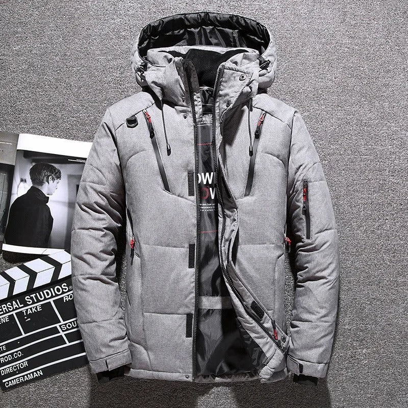 Große Kapuzenjacke für Herren