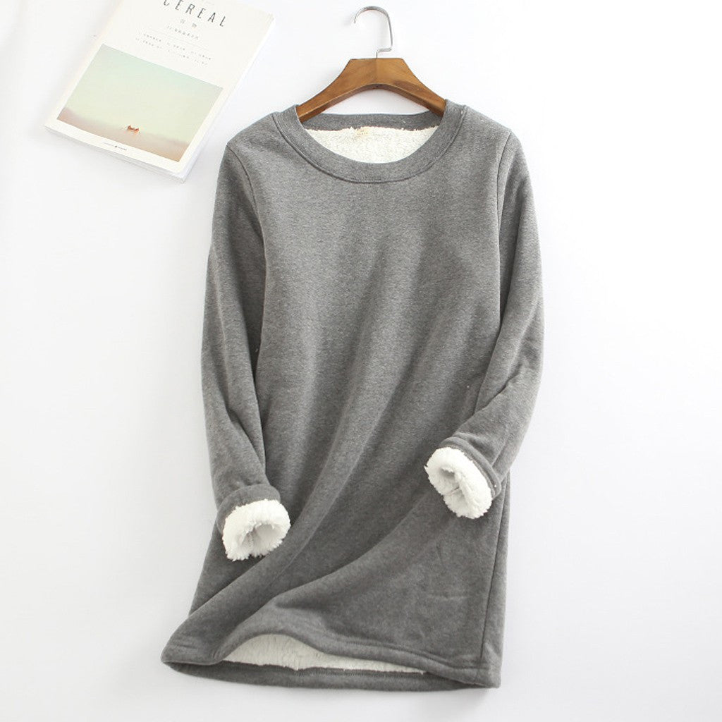Lorene Pullover: Bequemer Fleece-Pullover
