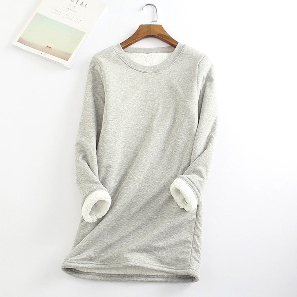 Lorene Pullover: Bequemer Fleece-Pullover