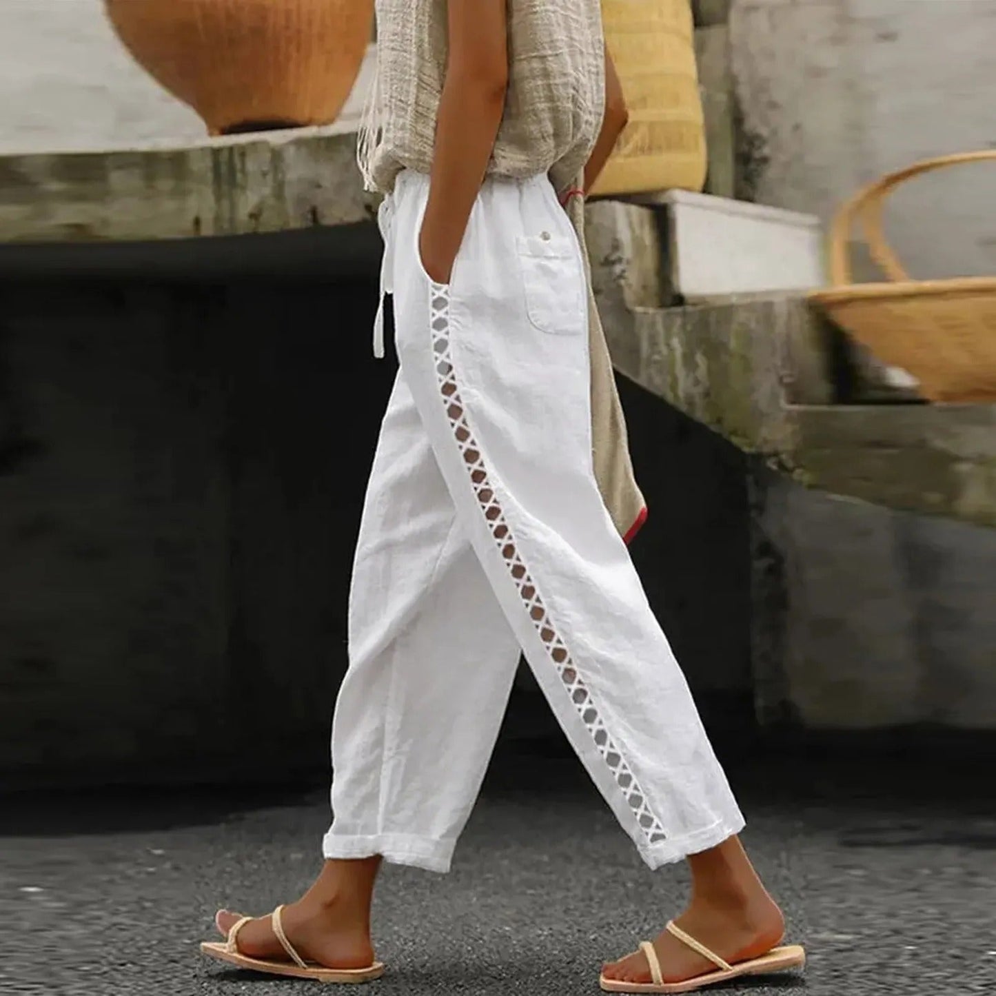 Cora: bequeme, weit geschnittene Hose