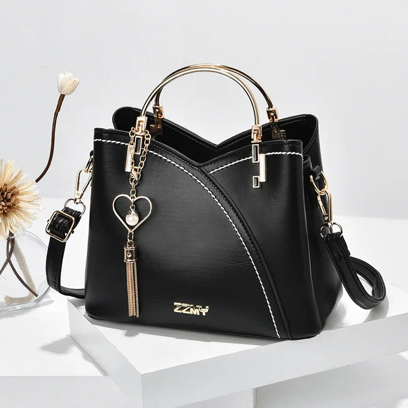 Teresa:  Hand- und Schultertasche, variabel tragbar