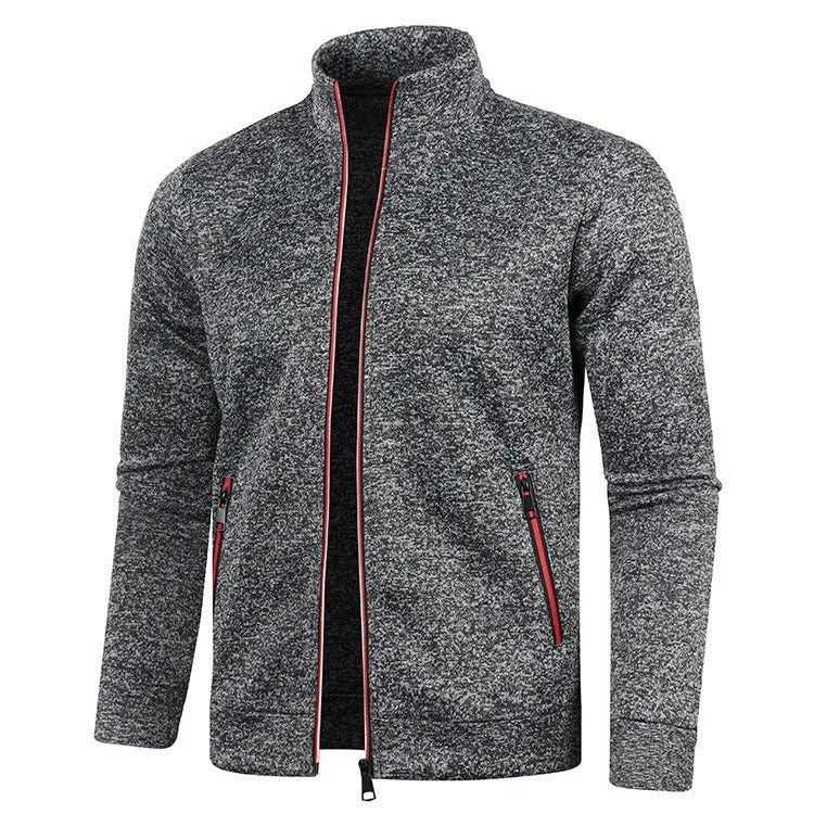 ModeGeist | Leichtgewicht Zip-cardigan Polyester Komfortabel und Modern