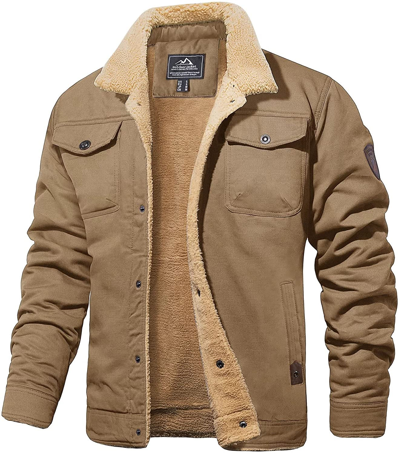 Herren Bomberjacke mit Wollfutter von Heinrich