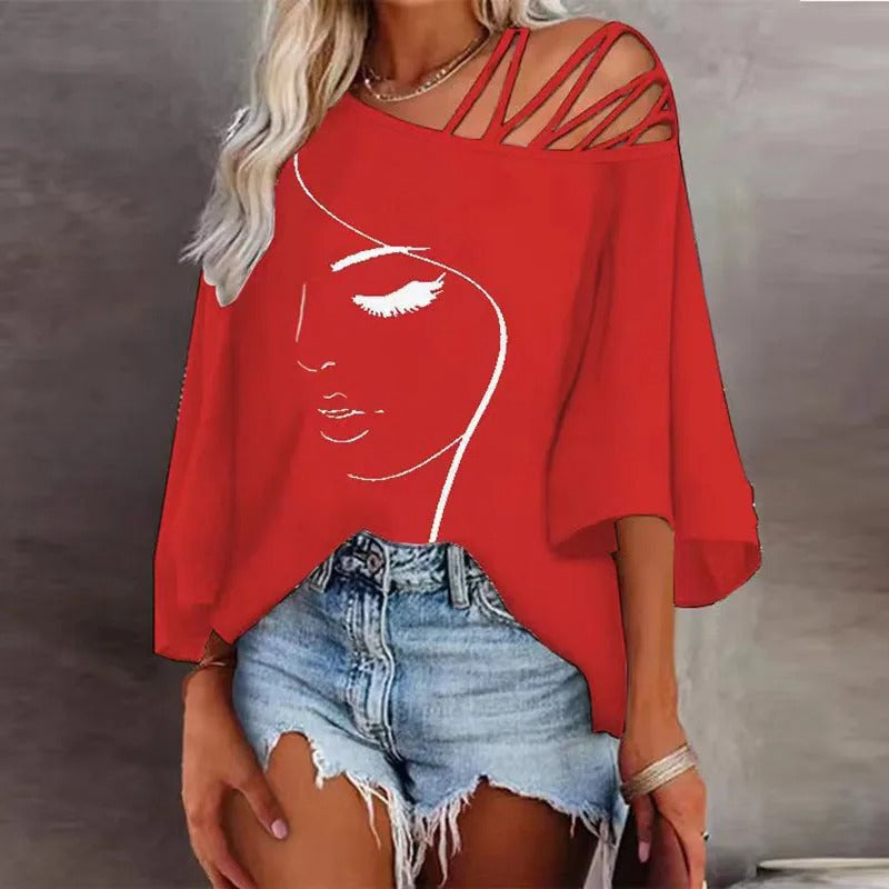 Damen-Shirt Vivian mit Druck
