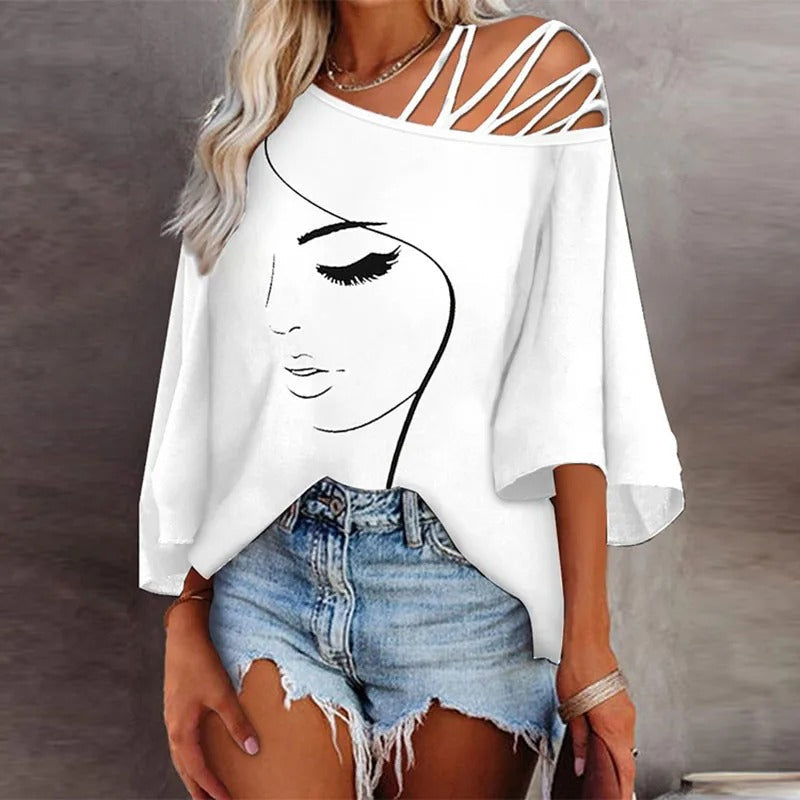 Damen-Shirt Vivian mit Druck