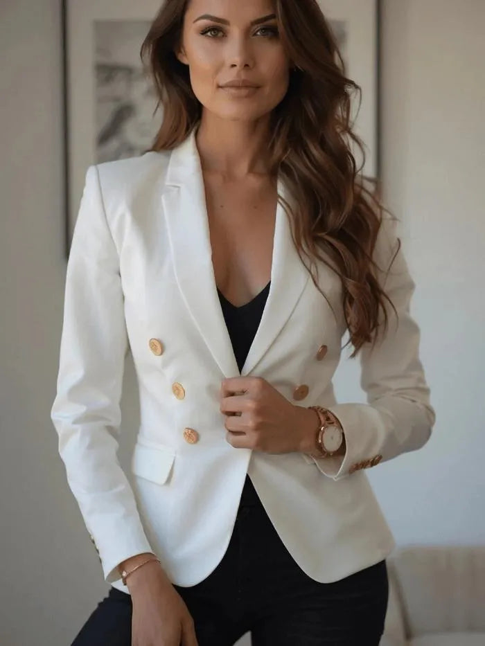 ModeGeist | Blazer Komfortabel Elegant Hochwertige Materialien Perfekt für Geschäft und Abendveranstaltungen
