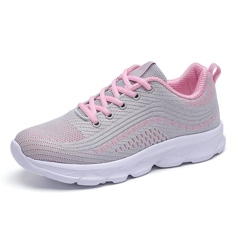 MODEGEIST Damen Walking Schuhe Atmungsaktiv Stützend Komfort