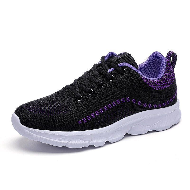 MODEGEIST Damen Walking Schuhe Atmungsaktiv Stützend