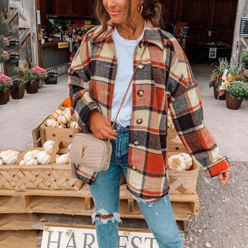 Modern Oversized Flannel Shirt by Lurien