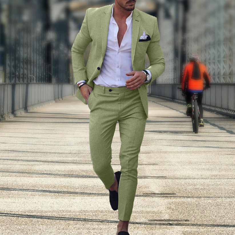 ROLF Anzug: Blazer und schmale Hose