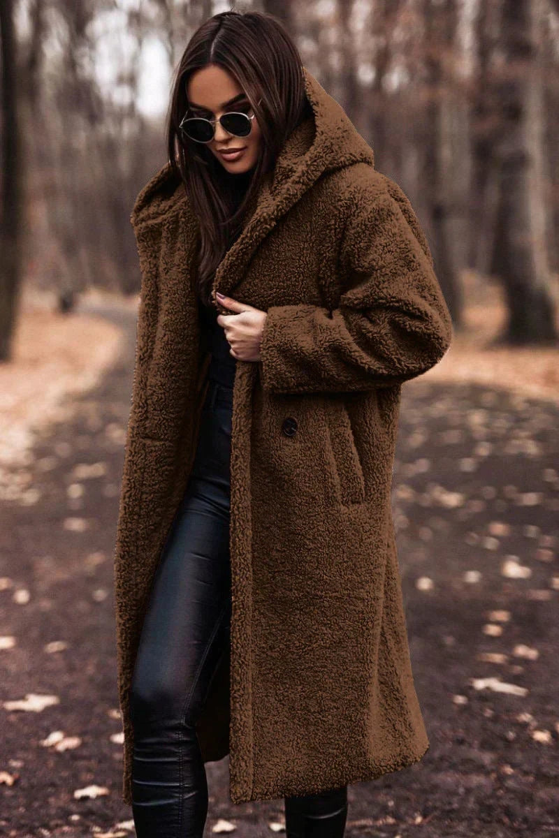 Marita Damen Winter Trenchcoat Lang