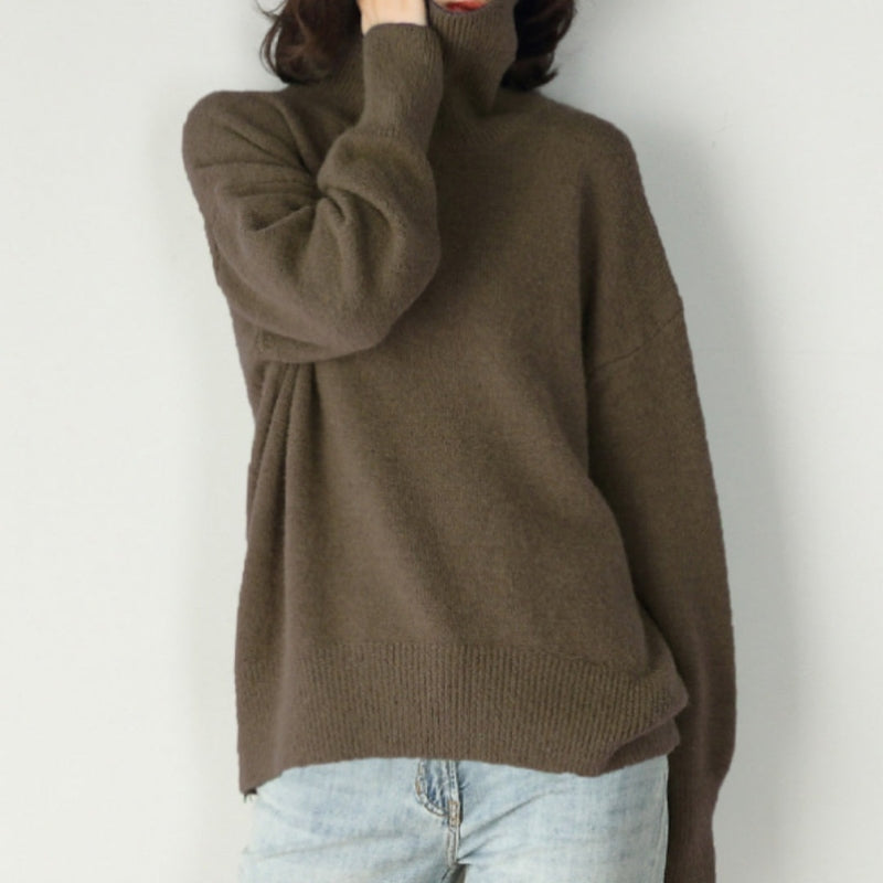 Elegantes Damen-Rollkragenpullover Sabrina