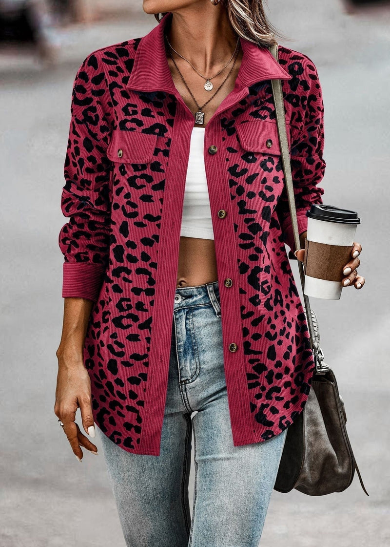Damenjacke Valeria: modische Jacke im Leoparden-Look