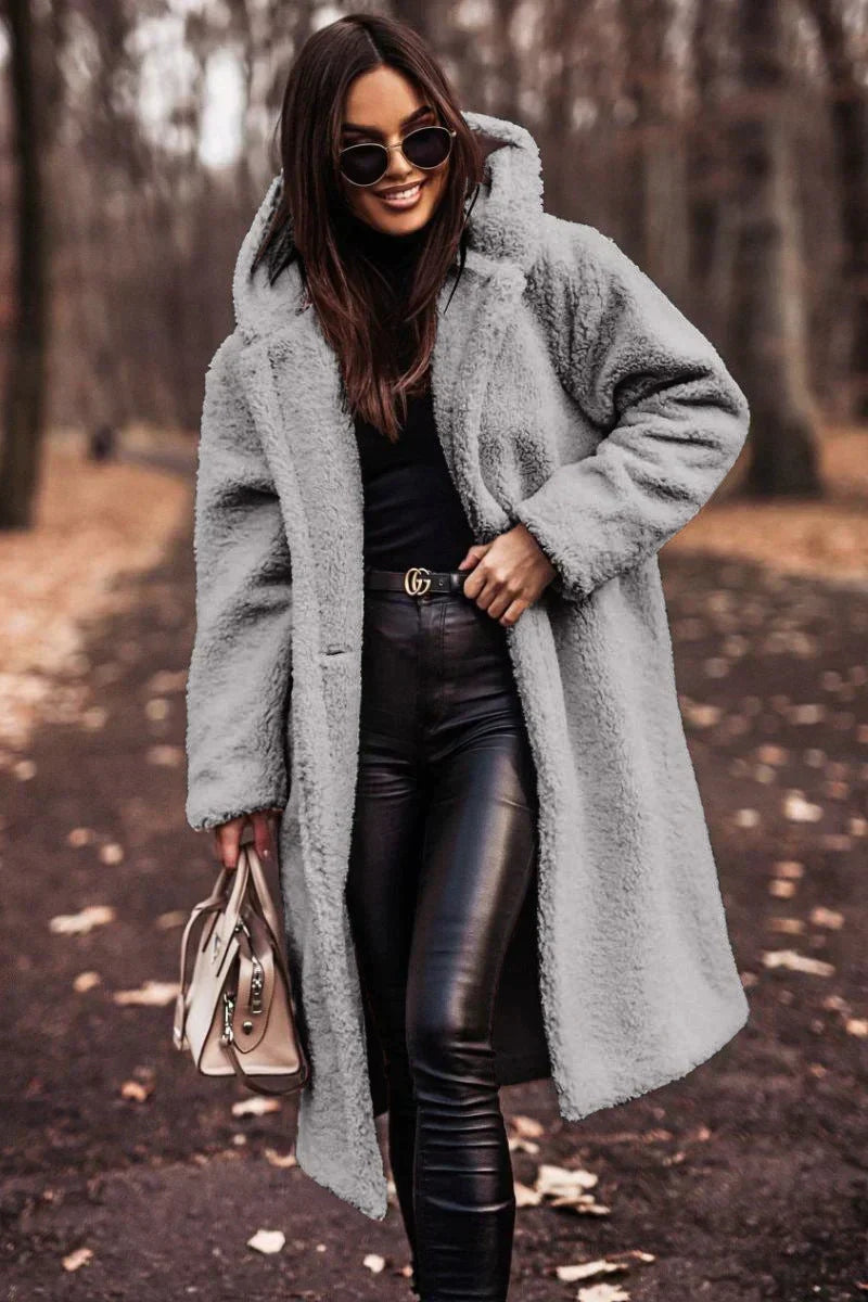Marita Damen Winter Trenchcoat Lang