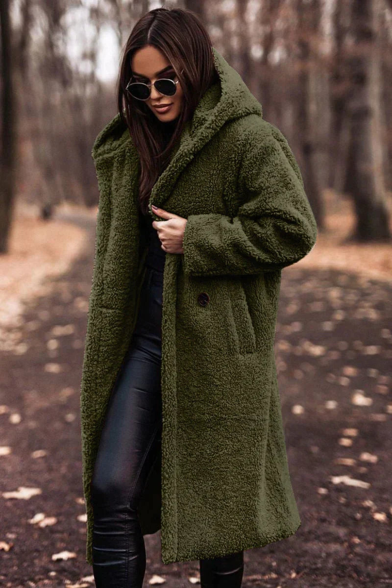Marita Damen Winter Trenchcoat Lang