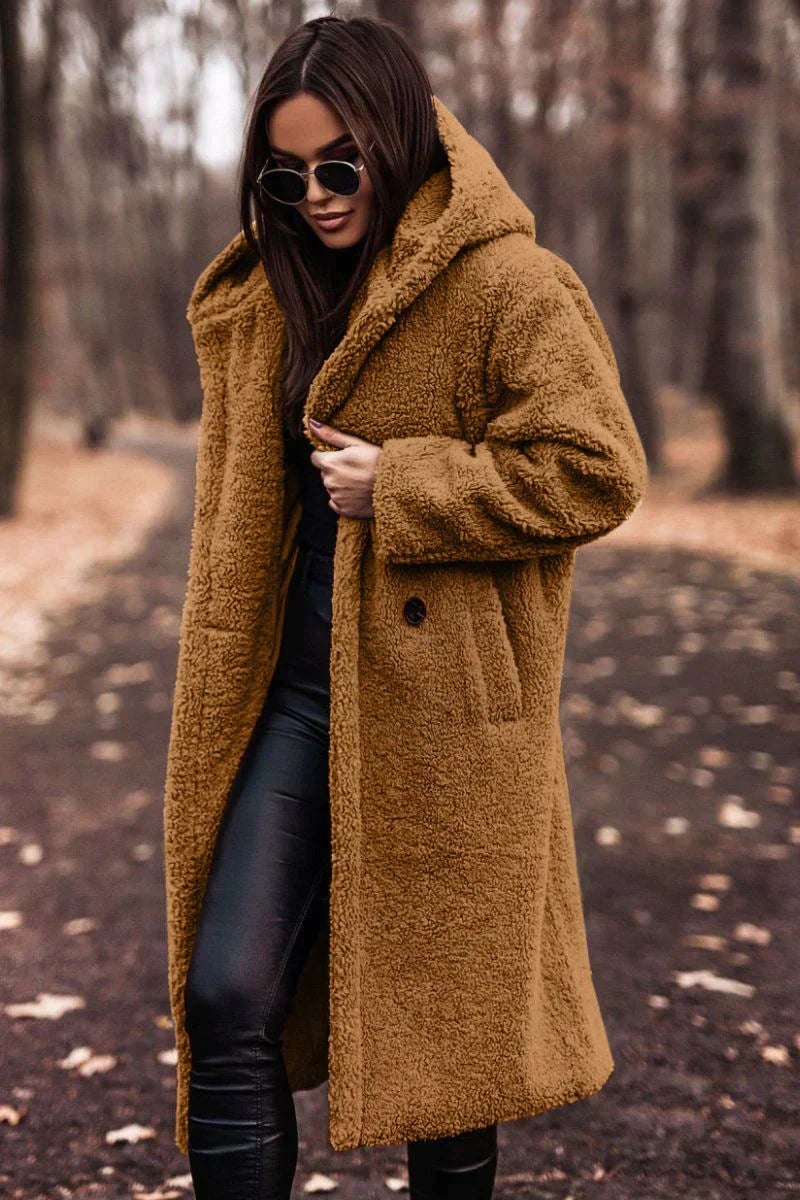 Marita Damen Winter Trenchcoat Lang