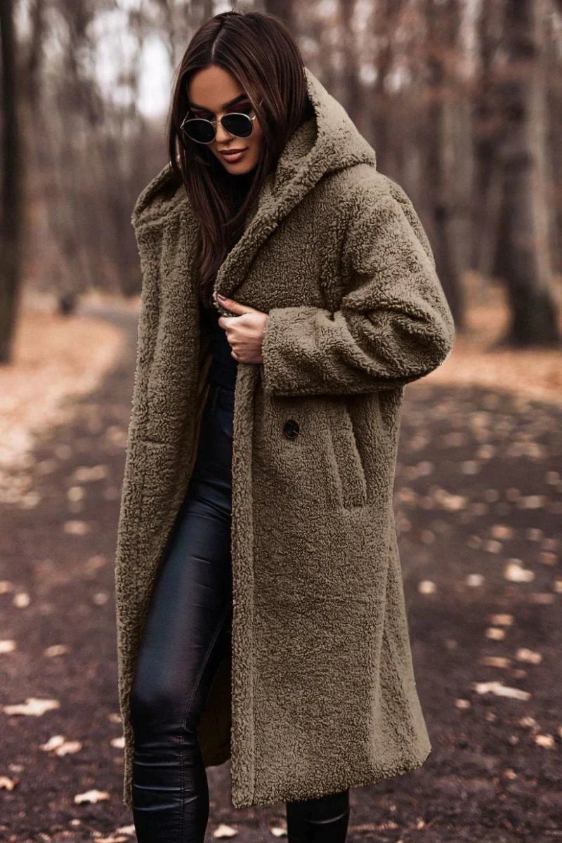 Marita Damen Winter Trenchcoat Lang