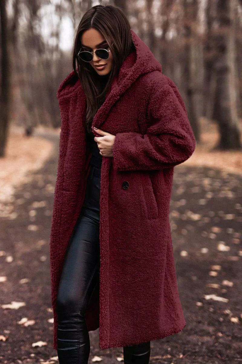 Marita Damen Winter Trenchcoat Lang