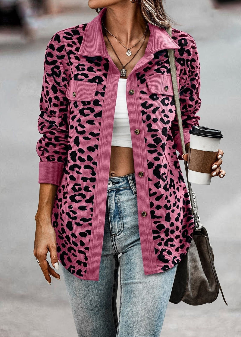 Damenjacke Valeria: modische Jacke im Leoparden-Look