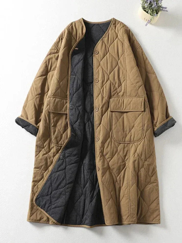 ModeGeist | Wattierte Jacke Ohne Kragen Aubrie