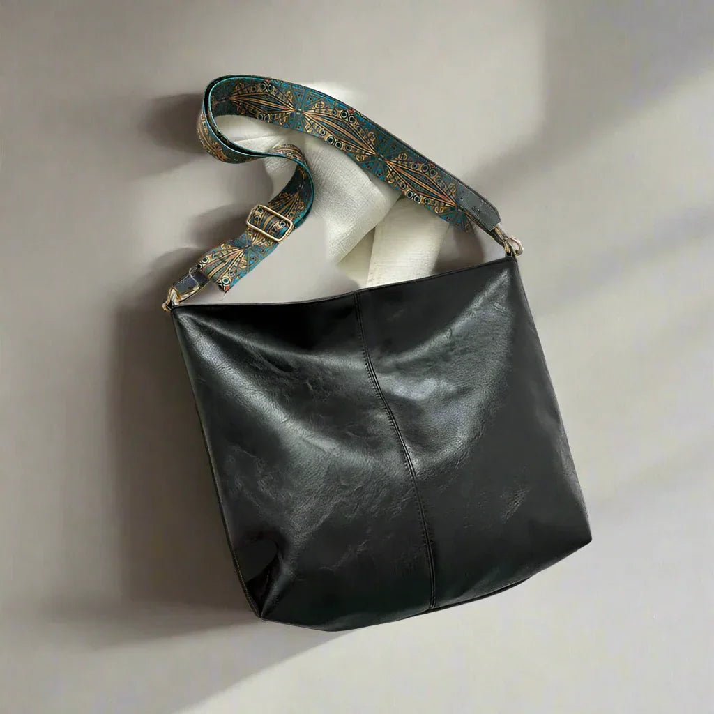 Vintage Damen Umhängetasche aus Leder - Kelsey