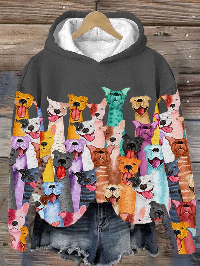 Sweatshirt mit Tiermotiv von Fudus