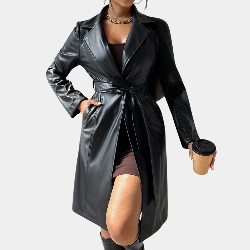 ModeGeist | Stylische Lange Herbstjacke für Damen