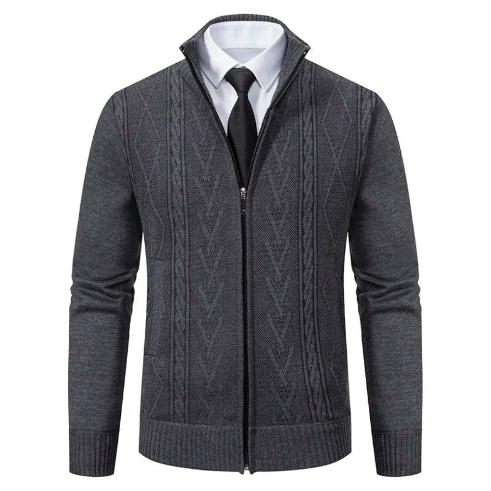 Herren-Strickjacke von Hans - warm und bürotauglich