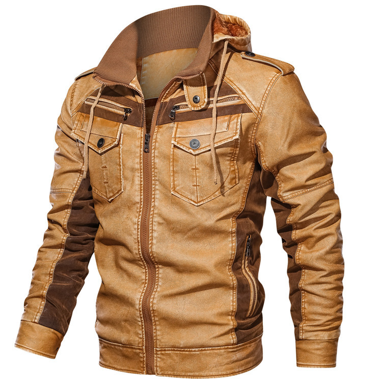 Gaston Herren Lederjacke