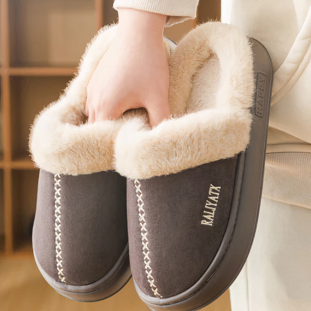 Männer-Wintersandalen aus warmem Plüsch – Ernest
