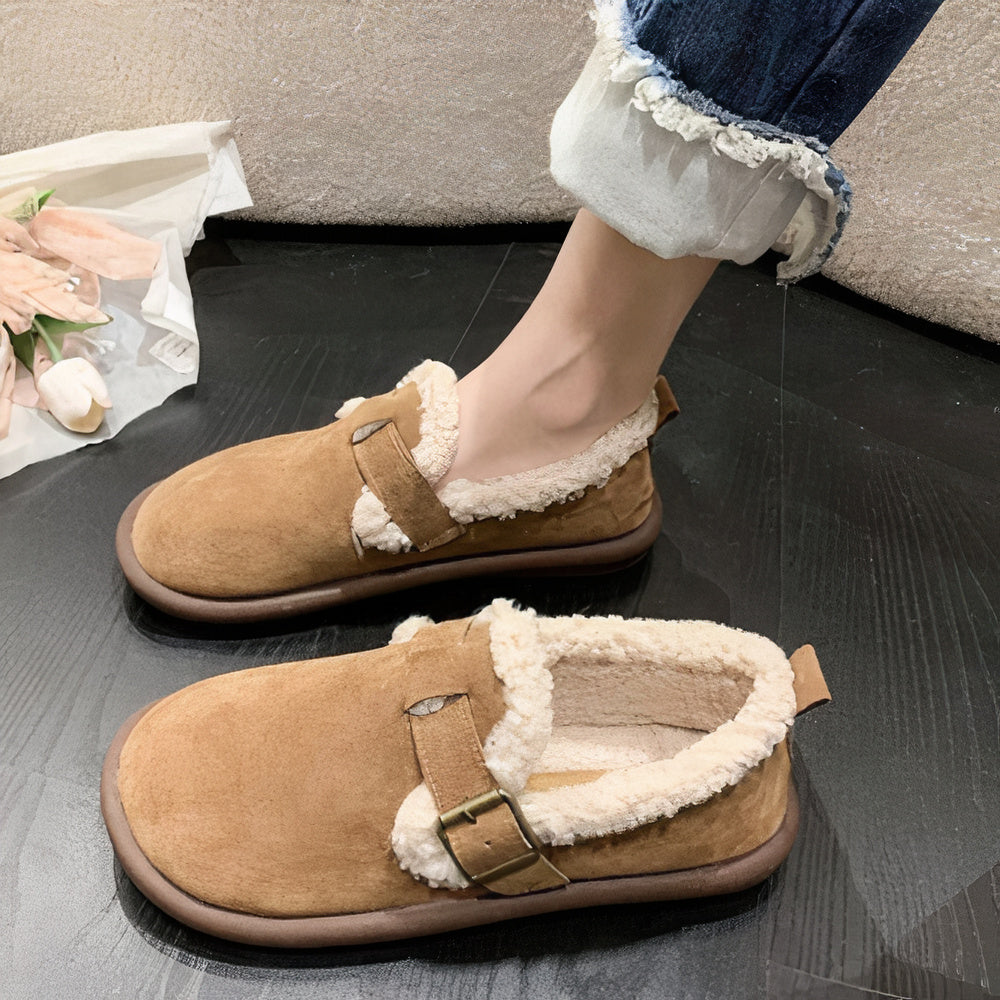 Winter-Warme Damen-Plüschsandalen Arina