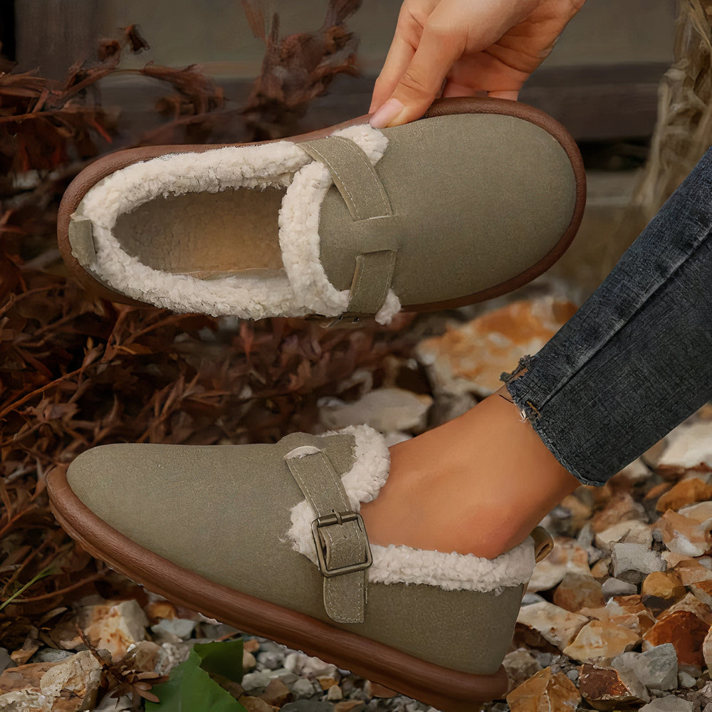 Winter-Warme Damen-Plüschsandalen Arina