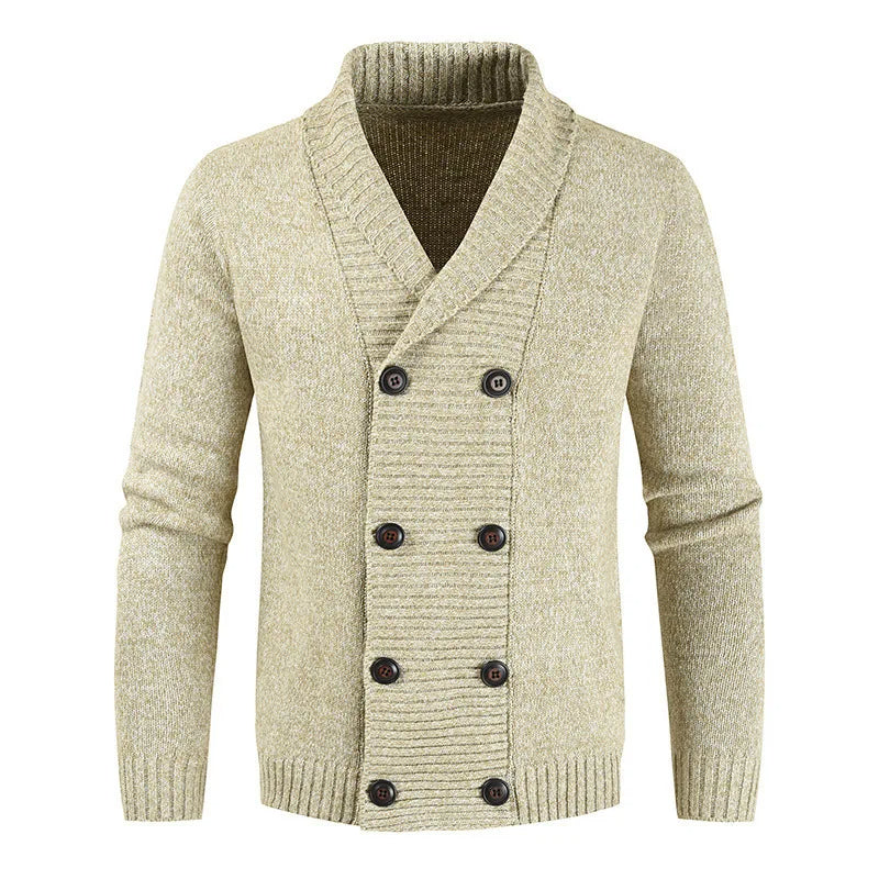 Moderne, warme Herren-Strickjacke - Karlito