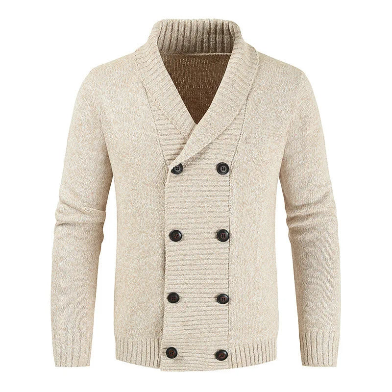 Moderne, warme Herren-Strickjacke - Karlito