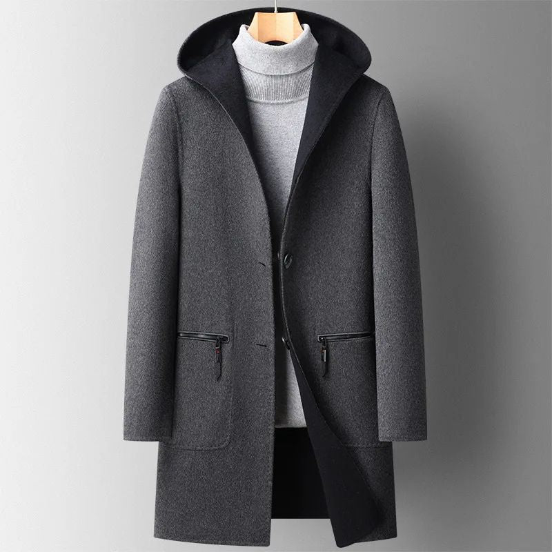 Herren Winterjacke mit Kapuze - Modell Leon