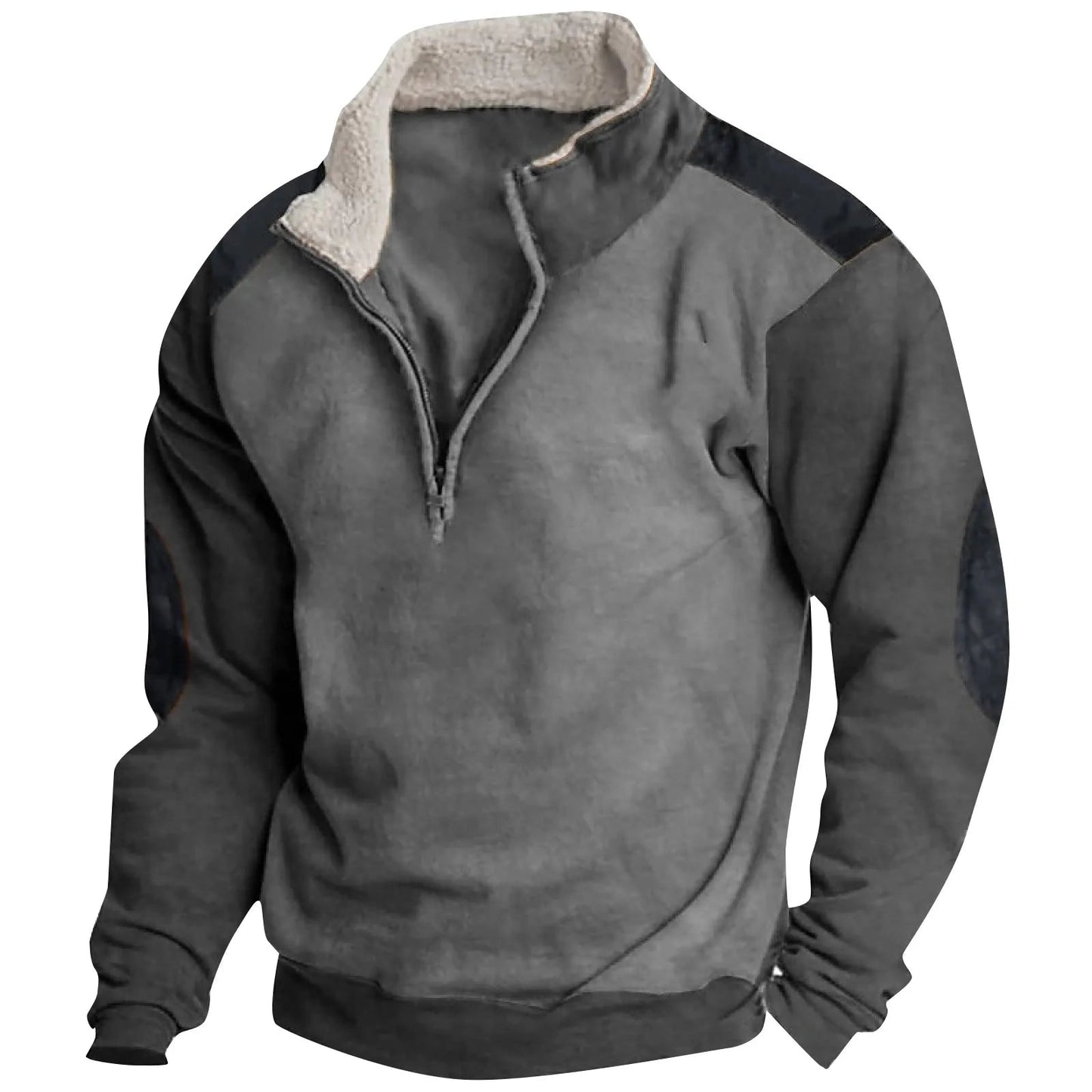 Harrit Herren-Pullover mit wärmender Statement-Optik