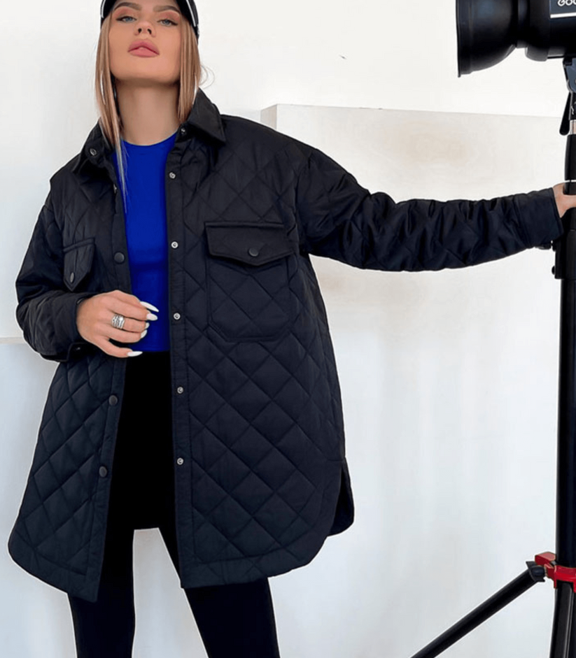 ModeGeist | Steppjacke In Ubergröße Carline