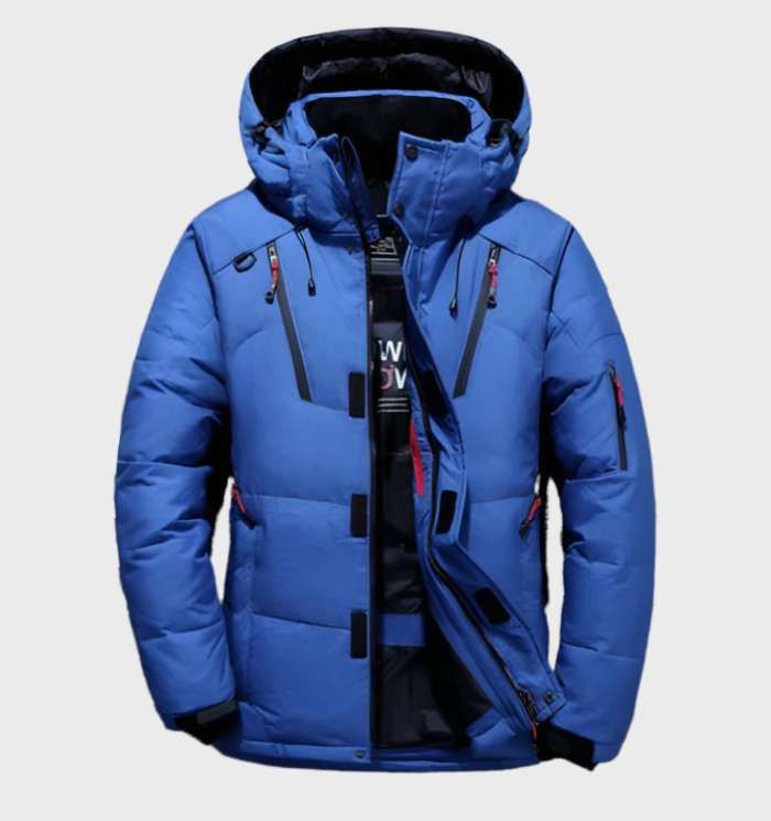 Wasserdichte und winddichte Daunenjacke für Herren – Modell Benedikt