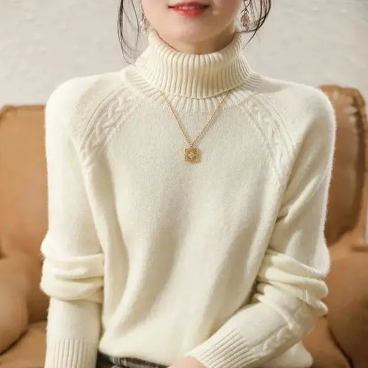 Frauen Winterpullover mit langen Ärmeln