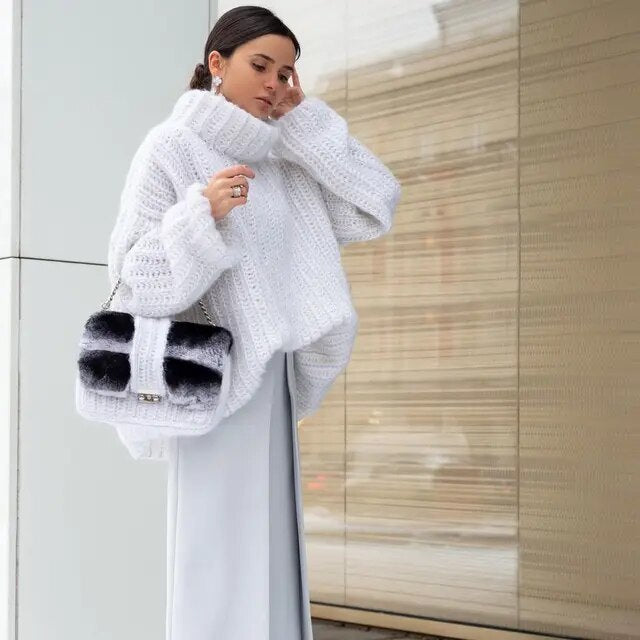 ModeGeist | Weicher, schneebedeckter Pullover